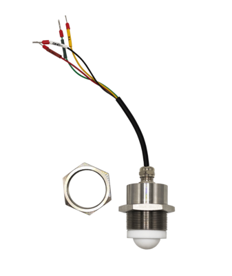 80G雷達液位物料水位計 下水河道污井庫罐體灌區 不銹鋼監測傳感器